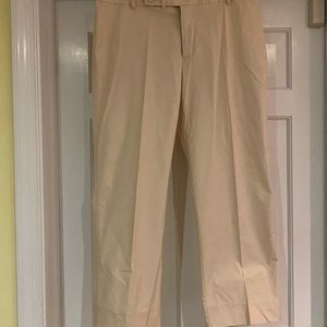 3/$40 Vintage Y2K Light / Thin Gap stretch cream pants size 10